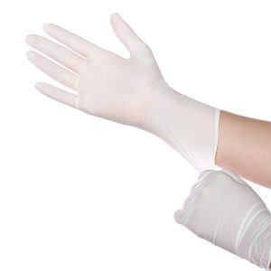 Găng tay y tế có bột Gloves S Latex Powdered Examination size S hộp 50 đôi