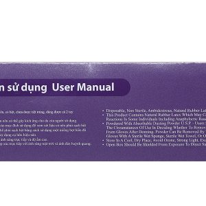 Găng tay y tế có bột Gloves S Latex Powdered Examination size S hộp 50 đôi