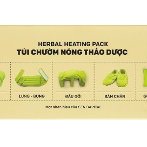 Gối chườm thảo dược nóng lạnh đa năng Hapaku (27cm x 17cm)