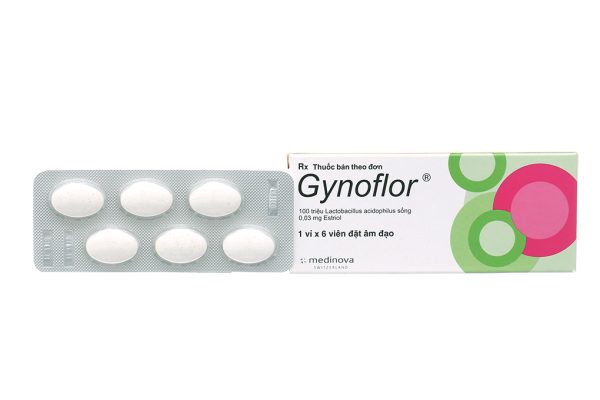 Viên đặt âm đạo Gynoflor bổ sung lợi khuẩn, trị viêm teo âm đạo (1 vỉ x 6 viên)