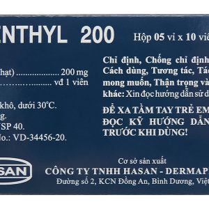 Hafenthyl 200 trị tăng triglycerid máu (5 vỉ x 10 viên)