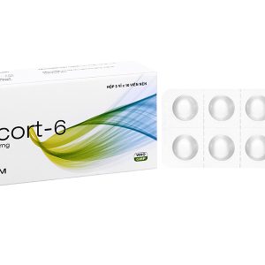 Halcort-6 thuốc kháng viêm, trị viêm khớp dạng thấp (3 vỉ x 10 viên)