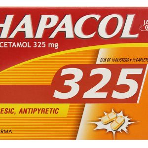 Hapacol 325 giảm đau, hạ sốt (10 vỉ x 10 viên)