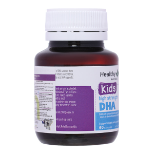Healthy Care Kids High Strength DHA tăng sức đề kháng, tốt cho não bộ và mắt lọ 60 viên