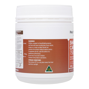 Sụn vi cá mâp Healthy Care Shark Cartilage 750mg hỗ trợ khớp lọ 200 viên