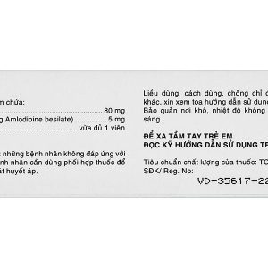 Hyvalor plus điều trị cao huyết áp (3 vỉ x 10 viên)