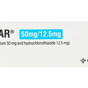 Hyzaar 50/12.5mg trị tăng huyết áp (2 vỉ x 14 viên)