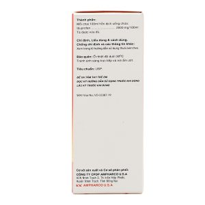 Hỗn dịch uống IbuAPC 2000mg/100ml giảm đau, hạ sốt, kháng viêm chai 100ml