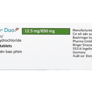 Jardiance Duo 12.5mg/850mg trị đái tháo đường (3 vỉ x 10 viên)