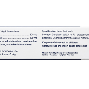 Kem bôi da Vedanal Fort trị viêm da dị ứng, viêm da tiếp xúc tuýp 10g