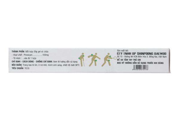 Gel bôi Shinpoong Rosiden Gel giảm đau, kháng viêm tuýp 20g