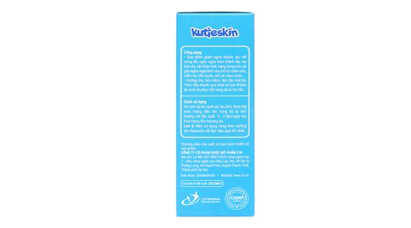 Kem bôi Kutieskin trị chàm sữa, dưỡng ẩm cho bé tuýp 30g