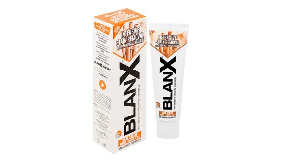 Kem đánh răng BlanX Intensive Stain Removal giúp sạch mảng bám tuýp 75ml
