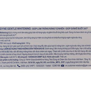 Kem đánh răng Sensodyne Gentle Whitening giúp làm trắng răng tuýp 160g