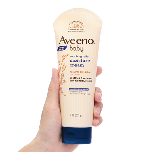 Kem dưỡng ẩm Aveeno Baby dịu nhẹ cho bé da khô và nhạy cảm tuýp 227g
