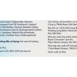 Kem Bepanthen Itch Relief Cream giảm ngứa, mẩn đỏ do viêm da tuýp 20g