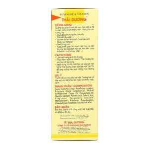 Kem nghệ Thái Dương nhanh liền sẹo, mờ thâm tuýp 20g