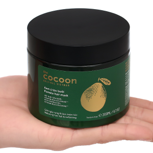 Kem ủ tóc bưởi Cocoon giảm gãy rụng và làm mềm tóc hũ 200ml