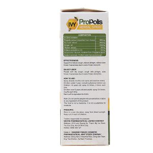 Xịt họng keo ong Ivy Propolis hỗ trợ giảm ho, đau rát họng chai 30ml