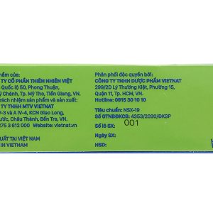 Viên ngậm Viacol Plus hỗ trợ giảm ho, đau rát họng tuýp 20 viên