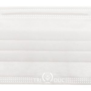 Khẩu trang y tế Trí Đức 4 lớp màu trắng hộp 50 cái