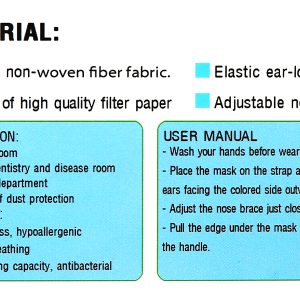 Khẩu trang y tế Winer 3 lớp màu xanh hộp 50 cái
