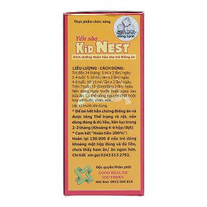 Yến Sào Kid Nest giúp kích thích ăn ngon cho trẻ chai 120ml