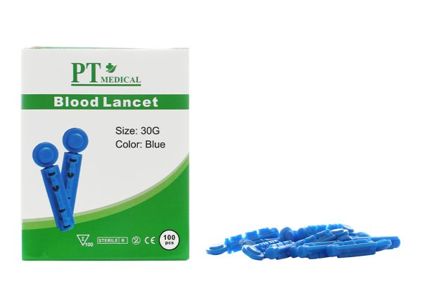 Kim lấy máu PT Medical Blood Lancets hộp 100 cái