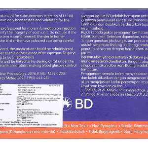 Bơm kim tiêm Insulin BD Ultra-Fine II 30G x 8mm (1ml/100U) hộp 100 cái