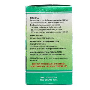 Viên bao đường Kim Tiền Thảo OPC trị sỏi đường tiết niệu, sỏi thận chai 100 viên