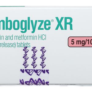Komboglyze XR 5mg/1000mg trị đái tháo đường tuýp 2 (4 vỉ x 7 viên)