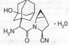 Công thức hóa học Saxagliptin monohydrat
