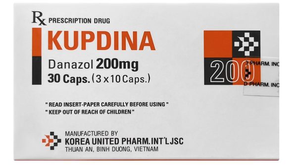 Kupdina 200mg trị lạc nội mạc tử cung (3 vỉ x 10 viên)