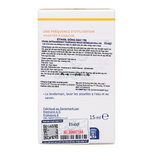 Lăn khử mùi Etiaxil giúp khử mùi hôi dưới cánh tay cho da siêu nhạy cảm chai 15ml