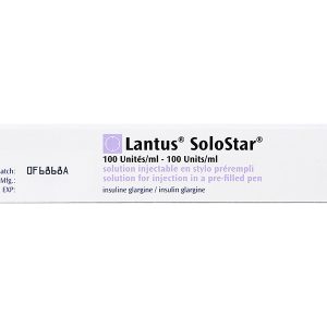 Bút tiêm Lantus SoloStar 100IU/ml trị đái tháo đường (5 cây x 3ml)