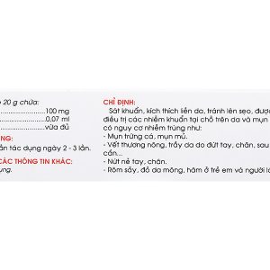 Kem bôi Levigatus trị mụn, làm liền da tuýp 20g