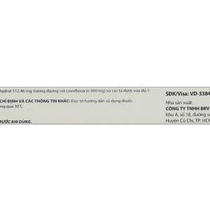 Levoleo 500 điều trị nhiễm khuẩn (1 vỉ x 10 viên)