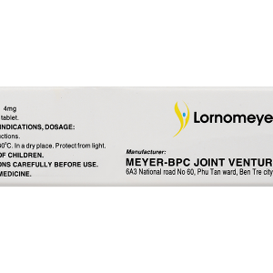 Lornomeyer 4 giảm đau, kháng viêm xương khớp (3 vỉ x 10 viên)