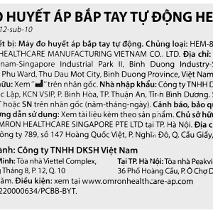 Máy đo huyết áp bắp tay OMRON HEM-8712