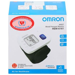 Máy đo huyết áp cổ tay tự động Omron Hem-6161