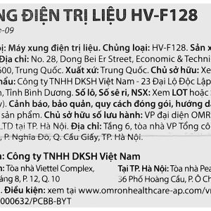Máy xung điện trị liệu Omron HV-F128