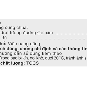 Mecefix-B.E 150mg điều trị nhiễm khuẩn (2 vỉ x 10 viên)