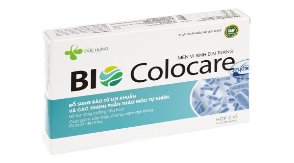 Men vi sinh Bio Colocare bổ sung lợi khuẩn, hỗ trợ giảm viêm đại tràng hộp 20 viên