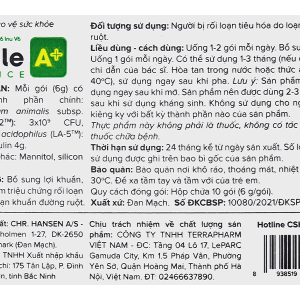 Men vi sinh Imiale A+ bổ sung lợi khuẩn, giảm rối loại tiêu hóa hộp 10 gói x 6g