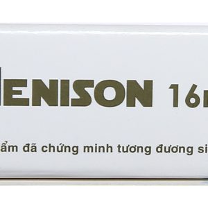 Menison 16mg thuốc kháng viêm, ức chế miễn dịch (3 vỉ x 10 viên)