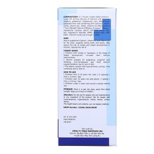 MeQuib Ost bổ sung canxi, giúp xương răng chắc khỏe 60 viên