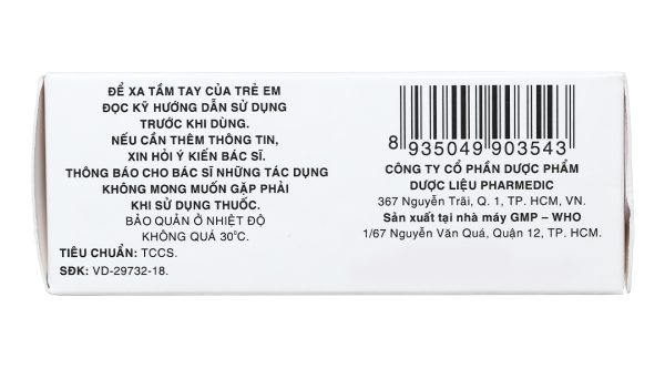 Methorfar 15 trị ho khan, ho do kích ứng (10 vỉ x 10 viên)