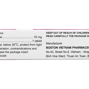 Methylboston 16 thuốc kháng viêm (3 vỉ x 10 viên)