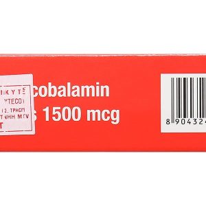 Methylcobalamin Capsules 1500mcg điều trị bệnh lý thần kinh ngoại biên (3 vỉ x 10 viên)