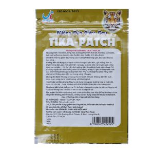 Miếng dán Tika-Patch giảm đau cơ, xương khớp (7cm x 10cm) gói 4 miếng